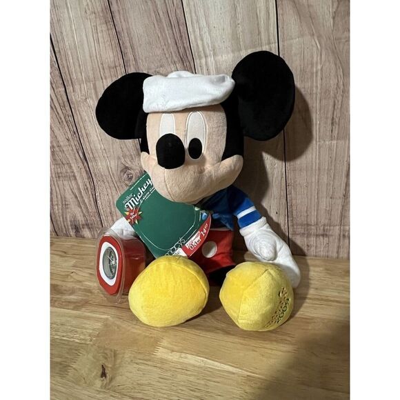 Disney 20" Mickey Mouse Plush, Sailor Holiday Edition - Picture 4 of 7